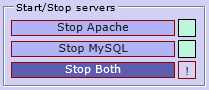 Server starten/stoppen